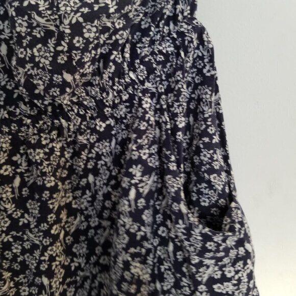 Torrid Floral Sleeveless Babydoll Smocked Tube Top - Picture 6 of 9